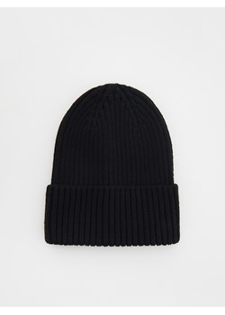Reserved - Strukturalna czapka beanie - czarny ze sklepu Reserved w kategorii Czapki dziecięce - zdjęcie 165595891