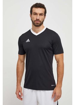 adidas Performance t-shirt treningowy Entrada 22 kolor czarny z aplikacją  HE1573 ze sklepu ANSWEAR.com w kategorii T-shirty męskie - zdjęcie 165598890