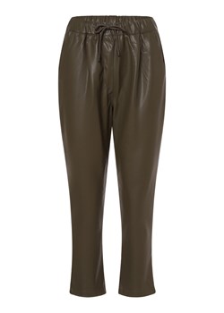 Franco Callegari Spodnie Kobiety wiskoza khaki jednolity ze sklepu vangraaf w kategorii Spodnie damskie - zdjęcie 165630913
