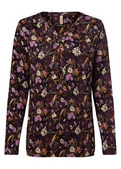 soyaconcept® Damska koszulka z długim rękawem Kobiety Bawełna lila wzorzysty ze sklepu vangraaf w kategorii Bluzki damskie - zdjęcie 165630932
