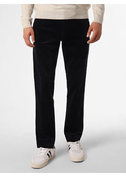 Polo Ralph Lauren Spodnie Mężczyźni Bawełna granatowy jednolity ze sklepu vangraaf w kategorii Spodnie męskie - zdjęcie 165631071