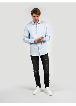 Tommy Jeans Koszula Slim Fit | TT0TT06149 | Mężczyzna | Biały, Niebieski ze sklepu ubierzsie.com w kategorii Koszule męskie - zdjęcie 165643951