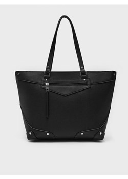 Czarna torba shopper z imitacji skóry ze sklepu House w kategorii Torby Shopper bag - zdjęcie 165649852