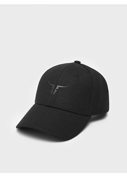 Czarna czapka z daszkiem i fakturą ze sklepu House w kategorii Czapki z daszkiem męskie - zdjęcie 165649981