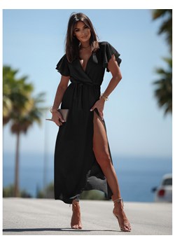 Elegancka sukienka maxi CAROLINE - czarna ze sklepu magmac.pl w kategorii Sukienki - zdjęcie 165654724