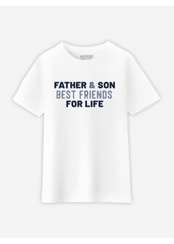 WOOOP Koszulka &quot;Best Friends For Life&quot; w kolorze białym ze sklepu Limango Polska w kategorii T-shirty chłopięce - zdjęcie 165666223