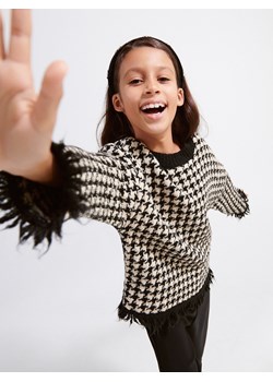 Reserved - Sweter oversize w pepitkę - wielobarwny ze sklepu Reserved w kategorii Swetry dziewczęce - zdjęcie 165667314