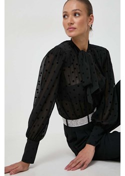 Nissa bluzka damska kolor czarny gładka ze sklepu ANSWEAR.com w kategorii Bluzki damskie - zdjęcie 165670304