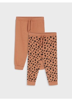 Sinsay - Spodnie jogger 2 pack - brązowy ze sklepu Sinsay w kategorii Spodnie i półśpiochy - zdjęcie 165674124
