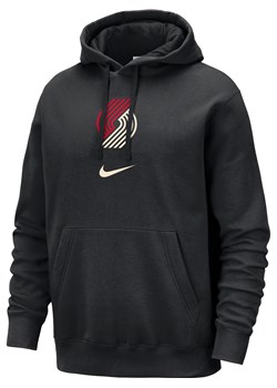 Męska bluza z kapturem Nike NBA Portland Trail Blazers Club Fleece City Edition - Czerń ze sklepu Nike poland w kategorii Bluzy męskie - zdjęcie 165677424