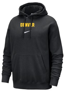 Męska bluza z kapturem Nike NBA Denver Nuggets Club Fleece City Edition - Czerń ze sklepu Nike poland w kategorii Bluzy męskie - zdjęcie 165677441