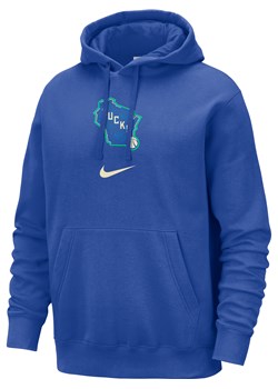Męska bluza z kapturem Nike NBA Milwaukee Bucks Club Fleece City Edition - Niebieski ze sklepu Nike poland w kategorii Bluzy męskie - zdjęcie 165677523