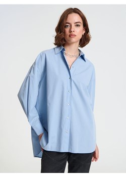 Sinsay - Koszula oversize - niebieski ze sklepu Sinsay w kategorii Koszule damskie - zdjęcie 165684451