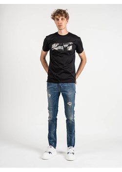 Les Hommes T-shirt | LLT202-717P | Round Neck T-Shirt | Mężczyzna | Czarny ze sklepu ubierzsie.com w kategorii T-shirty męskie - zdjęcie 165692384