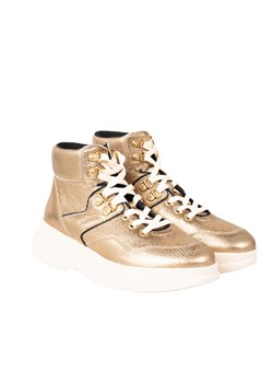 Geox Sneakersy "D Macaone B" | D04HZB000CF | Kobieta | Złoty ze sklepu ubierzsie.com w kategorii Buty sportowe damskie - zdjęcie 165699320