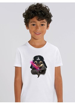 WOOOP Koszulka &quot;Darth Sloth&quot; w kolorze białym ze sklepu Limango Polska w kategorii T-shirty chłopięce - zdjęcie 165702591