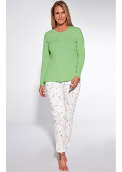 Dwuczęściowa piżama damska 771/371 Debbie, Kolor zielony-ecru, Rozmiar XXL, Cornette ze sklepu Intymna w kategorii Piżamy damskie - zdjęcie 165707012