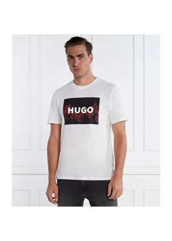 HUGO T-shirt Dulive_U241 | Regular Fit ze sklepu Gomez Fashion Store w kategorii T-shirty męskie - zdjęcie 165707244