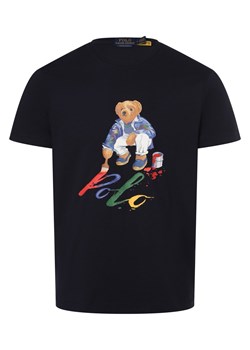 Polo Ralph Lauren T-shirt męski Mężczyźni Bawełna granatowy nadruk ze sklepu vangraaf w kategorii T-shirty męskie - zdjęcie 165716800