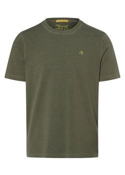 Scotch & Soda T-shirt męski Mężczyźni Bawełna oliwkowy jednolity ze sklepu vangraaf w kategorii T-shirty męskie - zdjęcie 165716893