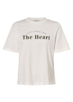 Marie Lund T-shirt damski Kobiety Bawełna écru jednolity ze sklepu vangraaf w kategorii Bluzki damskie - zdjęcie 165717004