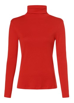 s.Oliver Damska koszulka z długim rękawem Kobiety Bawełna czerwony jednolity ze sklepu vangraaf w kategorii Bluzki damskie - zdjęcie 165717140