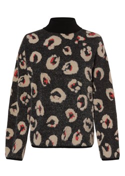 s.Oliver Sweter damski Kobiety Sztuczne włókno czarny wzorzysty ze sklepu vangraaf w kategorii Swetry damskie - zdjęcie 165717141