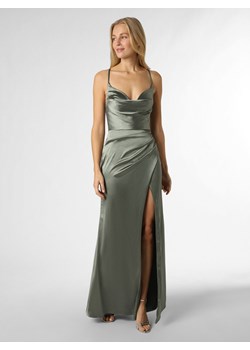 Luxuar Fashion Damska sukienka wieczorowa Kobiety seledynowy jednolity ze sklepu vangraaf w kategorii Sukienki - zdjęcie 165717213