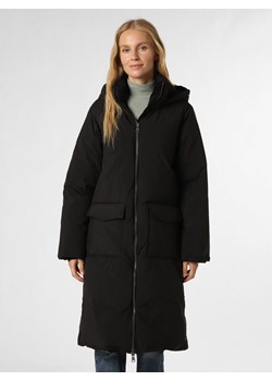 mbyM Damski płaszcz pikowany Kobiety Sztuczne włókno czarny jednolity ze sklepu vangraaf w kategorii Płaszcze damskie - zdjęcie 165717614