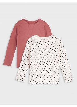 Sinsay - Koszulki 2 pack - różowy ze sklepu Sinsay w kategorii Bluzki dziewczęce - zdjęcie 165719442