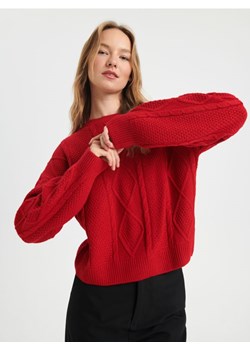 Sinsay - Sweter - czerwony ze sklepu Sinsay w kategorii Swetry damskie - zdjęcie 165720263