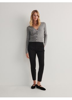 Reserved - Spodnie z kantem - czarny ze sklepu Reserved w kategorii Spodnie damskie - zdjęcie 165741004