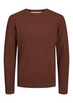 Jack &amp; Jones Sweter w kolorze brązowym ze sklepu Limango Polska w kategorii Swetry męskie - zdjęcie 165742754