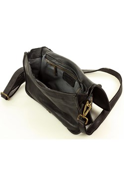 MARCO MAZZINI Włoska torebka florentine messenger leather bag na ramię czarny ze sklepu Verostilo w kategorii Listonoszki - zdjęcie 165745181