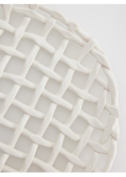 Reserved - Ceramiczna taca dekoracyjna - złamana biel ze sklepu Reserved w kategorii Misy i tace dekoracyjne - zdjęcie 165748622