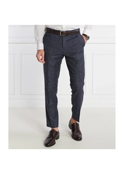BOSS BLACK Wełniane spodnie H-Genius-241 | Regular Fit | z dodatkiem lnu ze sklepu Gomez Fashion Store w kategorii Spodnie męskie - zdjęcie 165749504