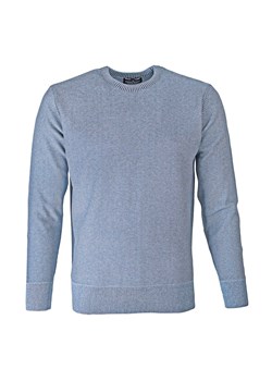 Męski Sweter Pako Jeans - Wełniany - Niebieski Melanż SWPJNSmonoBL ze sklepu JegoSzafa.pl w kategorii Swetry męskie - zdjęcie 165753752