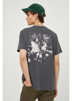 Levi&apos;s t-shirt męski kolor szary z nadrukiem ze sklepu ANSWEAR.com w kategorii T-shirty męskie - zdjęcie 165756680