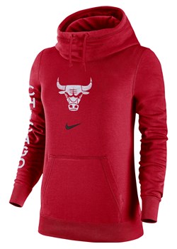 Damska bluza z kapturem typu komin Nike NBA Chicago Bulls Club Fleece 2023/24 City Edition - Czerwony ze sklepu Nike poland w kategorii Bluzy damskie - zdjęcie 165762134