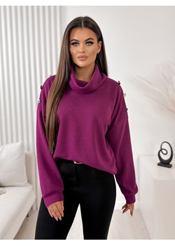 sweter brelom fioletowy one size ze sklepu UBRA w kategorii Swetry damskie - zdjęcie 165783493