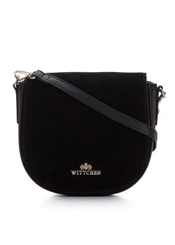 Damska torebka saddle bag z dwóch rodzajów skór ze sklepu WITTCHEN w kategorii Plecaki - zdjęcie 165783600