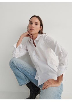 Reserved - Koszula z szerokimi mankietami - złamana biel ze sklepu Reserved w kategorii Koszule damskie - zdjęcie 165785470