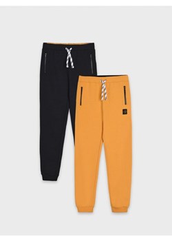 Sinsay - Spodnie dresowe jogger 2 pack - żółty ze sklepu Sinsay w kategorii Spodnie chłopięce - zdjęcie 165786121