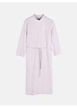 GATE Damska zamszowa sukienka midi z paskiem 34 ze sklepu gateshop w kategorii Sukienki - zdjęcie 165788192