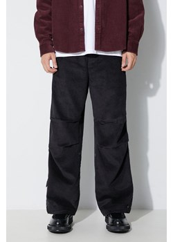 Maharishi spodnie sztruksowe Original Snopants Loose kolor czarny proste 4610.BLACK ze sklepu PRM w kategorii Spodnie męskie - zdjęcie 165789332