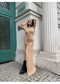 Sukienka Daniela Beżowa ze sklepu Lisa Mayo w kategorii Sukienki - zdjęcie 165790181