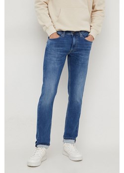 Pepe Jeans jeansy Slim Gymdigo męskie kolor niebieski ze sklepu ANSWEAR.com w kategorii Jeansy męskie - zdjęcie 165797512
