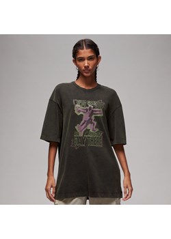 Damski T-shirt oversize Jordan - Czerń ze sklepu Nike poland w kategorii Bluzki damskie - zdjęcie 165806402