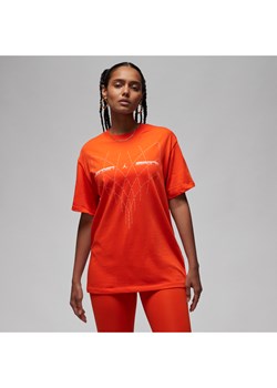 Damski T-shirt z nadrukiem Jordan Sport - Czerwony ze sklepu Nike poland w kategorii Bluzki damskie - zdjęcie 165806414