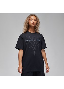 Damski T-shirt z nadrukiem Jordan Sport - Czerń ze sklepu Nike poland w kategorii Bluzki damskie - zdjęcie 165806424